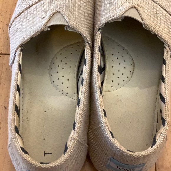 Toms Natural Woven Slip-On Shoes - Picture 6 of 6